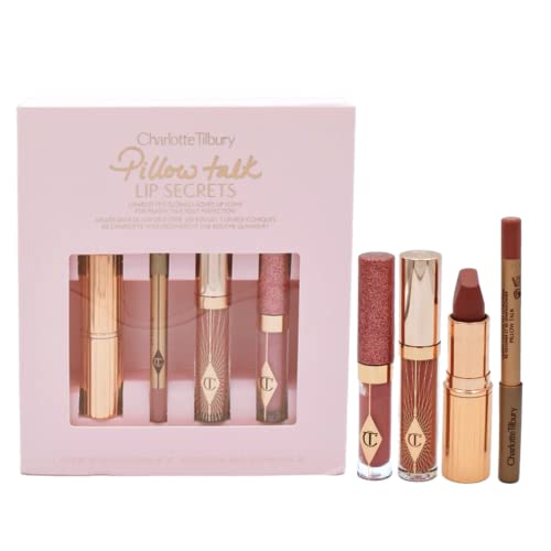 Charlotte Tilbury Pillow Talk Lip Secrets - Lip Cheat, Matte Revolution, Collagen Lip Bath, Charlotte's Jewel Lips