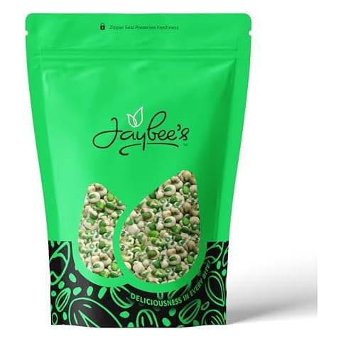 Wasabi Peas 2 Pound Resealable Bag | Coated Green Peas | Spicy Crunchy Snack, Bold Flavor, High Protein, Perfect for Snacking & Entertaining | Jaybee's Nuts Cover