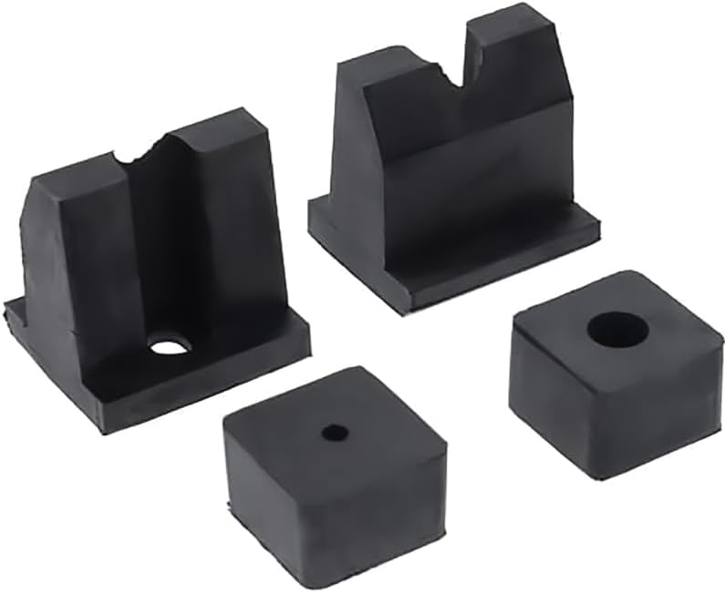 OER Rubber Tailgate Bumper Set Fits 1981-1986 Chevy and GM Fleetside Trucks, Black, HB546