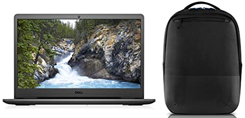 Image of Dell Inspiron 3501 15.6-inch FHD Laptop (11th Gen Core i5-1135G7 /4GB /1TB HDD+256GB SSD /Windows 10 Home + MS Office /Intel HD Graphics),Black Pro Slim Backpack 15 - PO1520PS