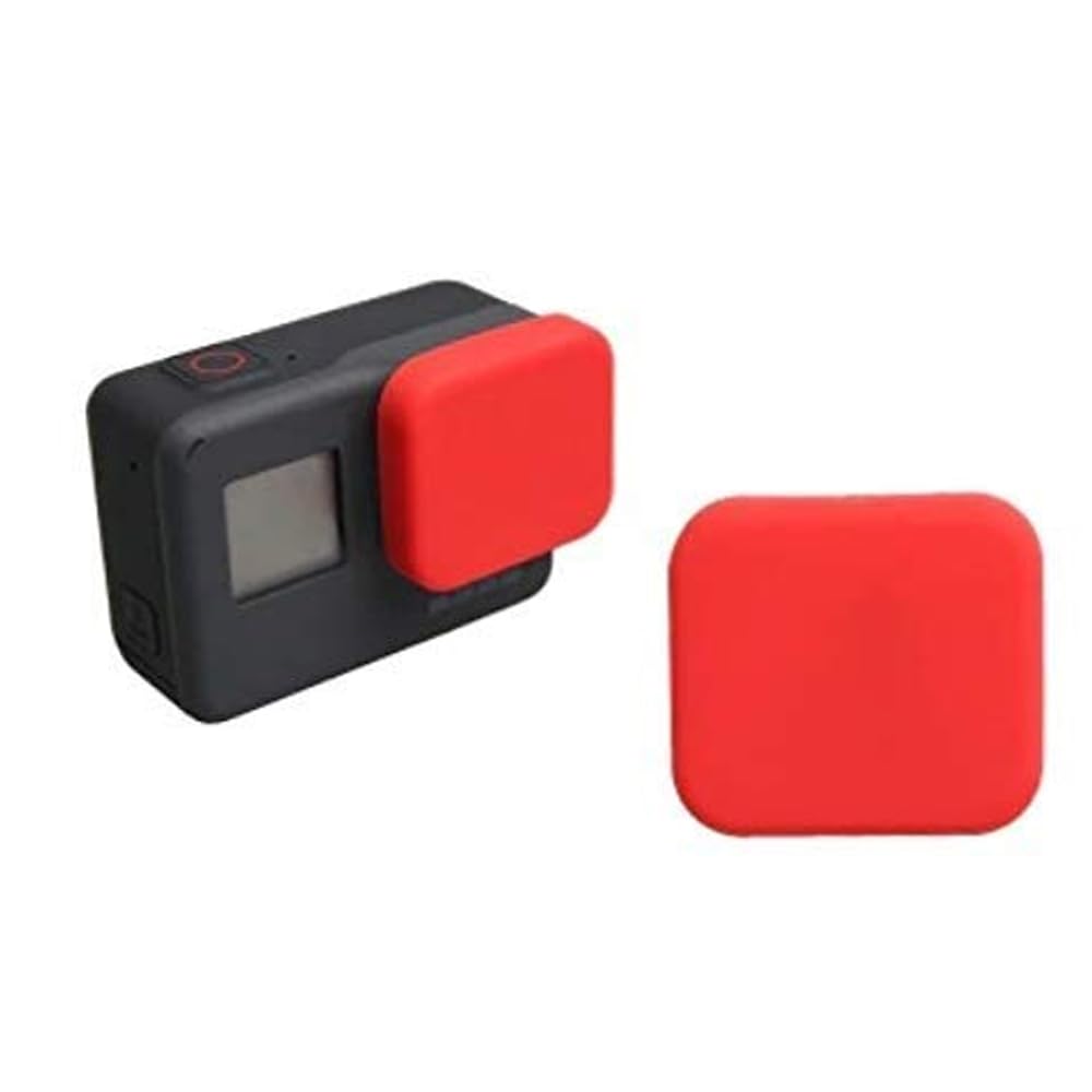Action Pro Silicone Protective Lens Cap Compatible with GoPro 5 6 7 Camera (Red) (B07N683ZSL) Amazon Price History, Amazon Price Tracker