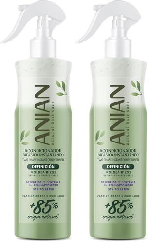 ANIAN - Acondicionador sin Aclarado, 400 ml, Acondicionador Bifásico Definición