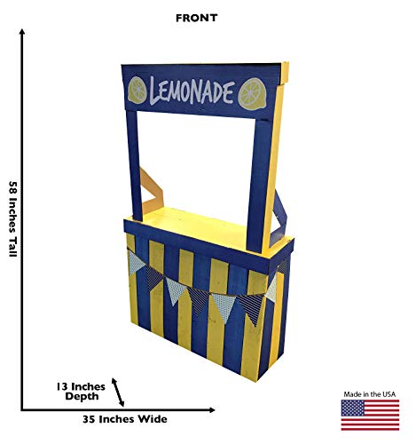 Image of Cardboard People Lemonade Stand Life Size Cardboard Cutout Standup