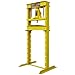 12-Ton Hydraulic Shop Press Heavy-Duty H-Frame Floor Mount Garage Press with Adjustable Table & Steel Plates, Industrial Hydraulic Press (Yellow)