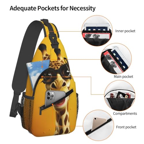 Mochila cruzada pequeña tipo sling para mujer y hombre miniatura 4
