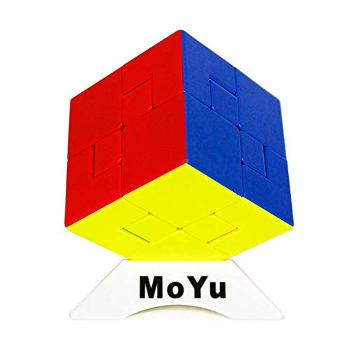Oostifun MoYu MoFang JiaoShi Meilong KuiLei Cube Cubing Classroom Meilong Puppet Puzzle Cube Multi Color avec Un trépied Cube (Style-1) – vue 2