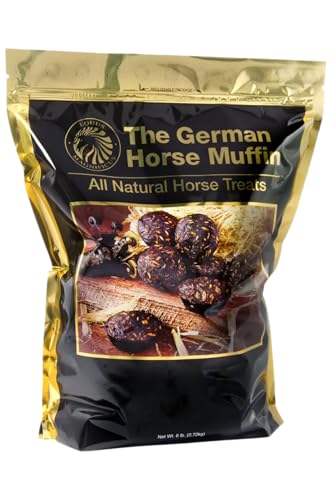 Tack Shack of Ocala German Horse Muffins Minty and Molasses Whole Grain and All Natural Horse Treats (6 Pound Molasses)