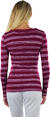Image of ToBeInStyle Women's Classic Long Sleeve V-Neck Pullover Sweater