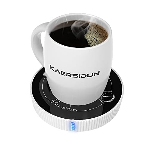 Smart Coffee Mug Warmer with Auto Shut Off for Home Office Desk Use,Touch Control Tech Safety AND Smart Temperature Settings for Coffee, Milk, Tea, Water, Christmas/Birthday Gift