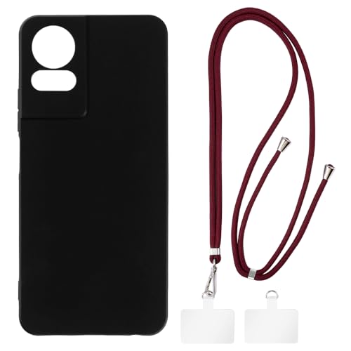 Shantime �P�[�X�ƃN���X�{�f�B�X�g���b�v�Z�b�g TCL 50 LE 4G �Ƃ̌݊������� �g�уJ�o�[�Ƌ����o�b�N���t�������\�l�b�N�X�g���b�v�����2���̃p�b�`�t��(�u���b�N + ���b�h)