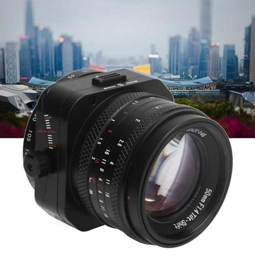 50mm F1.4 Tilt Lens, Large Aperture Half Frame Tilt Portrait Lens, Manual Focus, for FX Mount Camera X A3, X A5, X A7, X M1, X M2