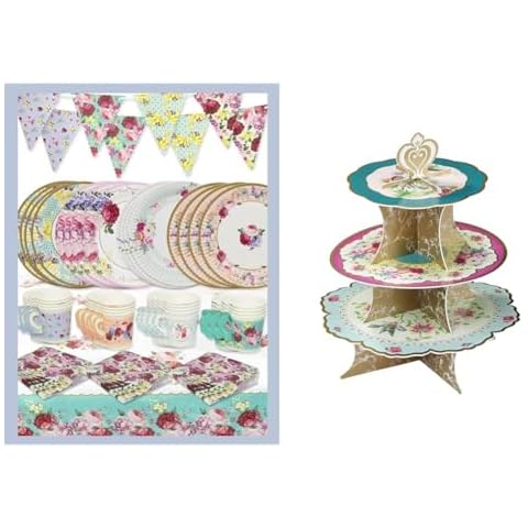 Talking Tables Floral Tableware Set for 16 Cover