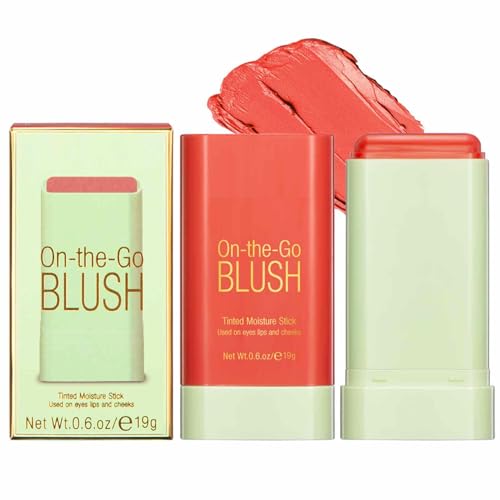 Colorete En Barra,colorete En Barra 3 En 1 Para Mejillas Labios Ojos Colorete En Barra Hidratante Resistente Al Agua Colorete En Barra Ligero Colorete En Crema De Larga Duración Colorete En Crema