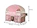 Coaster Furniture Sweetheart Tent Loft Bed Pink / White 460202