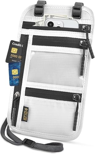 Passport Holder for Travel, Slim RFID Blocking Travel Wallet for Women and Men, Anti Theft Travel...