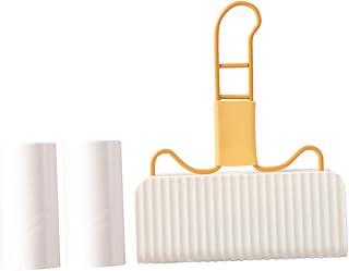 KALLORY 1Pc Escova De Rolo De Cabelo Pegajoso Removedor De Pêlos De Cães Removedor De Fiapos Removedor De Pêlos De Gato Rolo Pegajoso De Cabelo Para Animais De Estimação Rolo De Cabelo