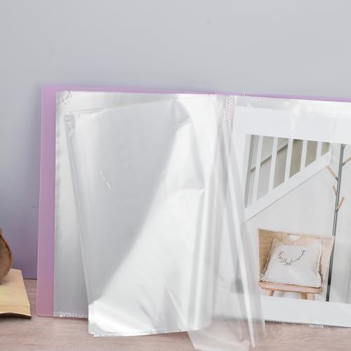 Pasta de livro de apresentação de plástico A4 com mangas de plástico transparente Livro de apresenta