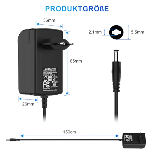 shefor 12V 1A Ladegerät Kompatibel mit Elektroautos für Kinder,12V 1000mA Ladegerät für elektrische Fahrt auf Toys Kinder Quad Elektrisches Traktor Fahrspielzeug Motorrad SUV ATV Rasenmähers Auto