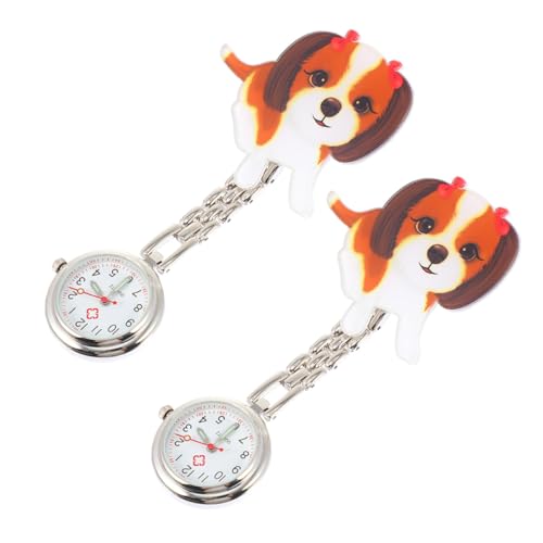 VALICLUD 2 Piezas Reloj de Bolsillo de Enfermera con Diseño de Animado Colgante Práctico para Médicos y Estudiantes de Duradero y Fácil de Usar VALICLUD 2 Piezas Reloj de Bolsillo de Enfermera con Diseño de Animado Colgante Práctico para Médicos y Estudiantes de Duradero y Fácil de Usar