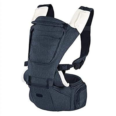 Chicco Hip Seat Mochila Portabebés desde 0 Meses hasta 15 kg – Mochila para Bebé Multifunción 3 en 1 con Base Rígida Hombreras Acolchadas y Capucha Protectora 8 Posiciones Negro Pirate Black