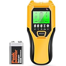 Stud Finder Wall Scanner 5 in 1 Multifunctional Upgraded Smart Wall Scanner, Stud Sensor Beam Detector with Battery for Wood Metal and AC Wire Detection, with HD LCD Display and Audio Alarm