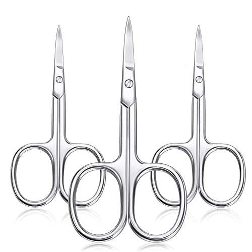 Produktfoto von 3 Stück Nagelschere Fussnägel - mit Extra Scharfer gebogener Schnittfläche zum Hautschere für Maniküre und&hellip;