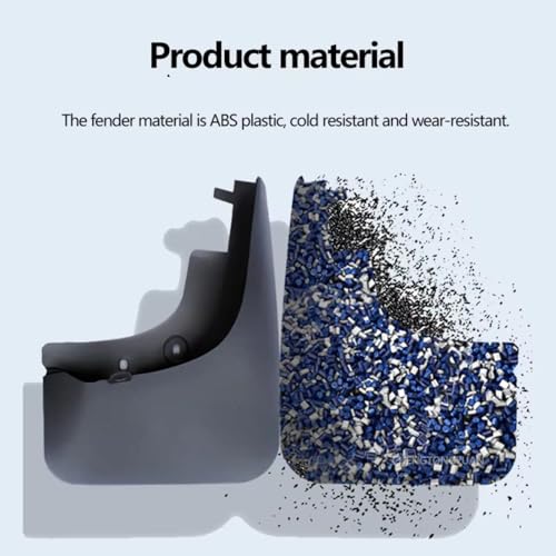 Guardabarros para Model X delanteros y traseros: accesorios de protección exterior 5
