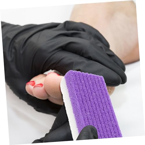 Beavorty 4 Pcs face Scraper Tool Pedicure Tools for feet Foot Exfoliator Foot Exfoliator Foot Remover Pedicure Scraper Purple Foot File Double Sided - Image 4