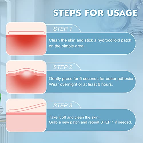 Soonuly Pimple Patches for Face - 180 Hydrocolloid Acne Pimple Patches Salicylic Acid with Tea Tree Oil for Zit Blemish Spot Covers Invisible Pimple Stickers Not Tested on Animals