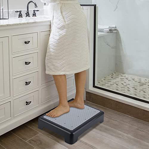 Kasso Step Stool, Non-Slip Mobility Step Platform, Safety Riser Step Stools For Seniors & Adults, 420Lbs Capacity, Indoor/Outdoor Half Step For Stairs, Cars, Bed, Chair, Bathtub #TOP6