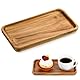 Tablett Kleines Serviertablett Holz Serviertablett 19 x 10.5cm Rechteckig Akazien Holz Mini Tablett Bambustablett Hölzernes Küchentablett Holztablett für Kosmetik