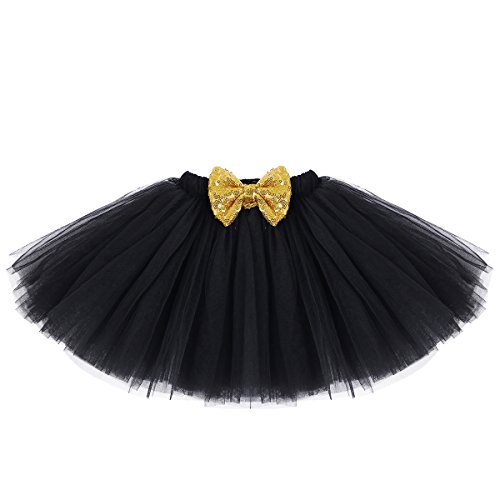 Baby Girls Half 1St 2Nd Birthday Outfits Fancy Party Cake Smash Short Sleeve Gold Letter Print Shiny Sequin Bowknot Romper Bodysuit + Tulle Tutu Skirt + Headband + Stripes Leg Warmer 4Pcs Clothes Set #TOP2