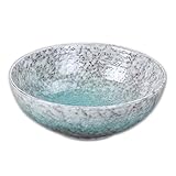 Zhao Shop-8.8in Runde Keramik Schüssel Stein Keramik Geschirr für Restaurant Küchentisch Salat (980g)