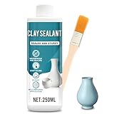 Miioto Sigillante per Gesso Ceramico, Sigillante Impermeabile Trasparente, Resistente Alle Crepe, Impermeabilizzante Trasparente per l'impermeabilizzazione e l'indurimento di Superfici Ceramiche 250ml