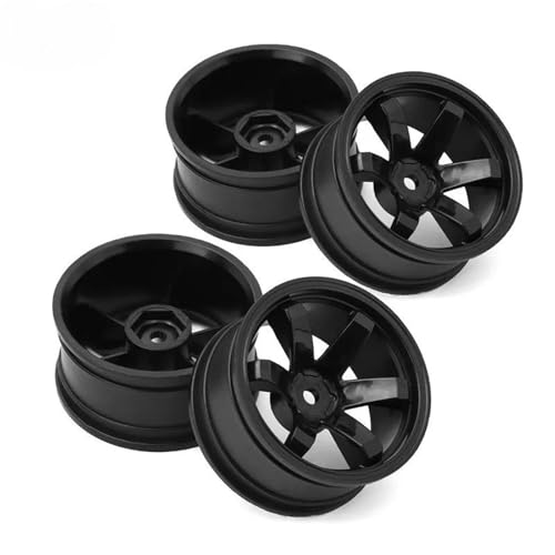 Jante roue 52mm plastique pour monter des pneus de rallye sur voiture 1/10