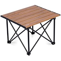 WildCall Ultralight Camping Table, Compact Aluminum Folding Beach Table | Four Solid Support Legs for Reinforcement with Carry Bag for Outdoor, Picnic BBQs, and Cooking