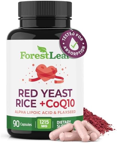 Super Nutrition Red Yeast Rice Complex With Organic Red Yeast Rice, N-Acetyl Cysteine, Coenzyme Q10, And Milk Thistle Extract, 120 Veggie Capsules - View #8