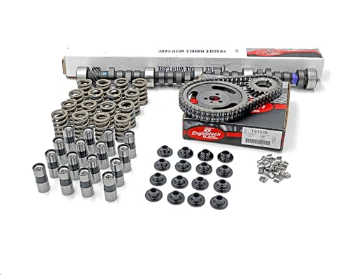 STAGE 2 HP TORQUE CAMSHAFT KIT W/PERFORMANCE LIFTERS | DOUBLE ROLLER TIMING | Z28 STYLE SPRINGS |RETAINERS | LIFT: .447/.447' | .050' DURATION: 223/223 | fits CHEVROLET SBC 283 327 350 400 5.7 5.7L