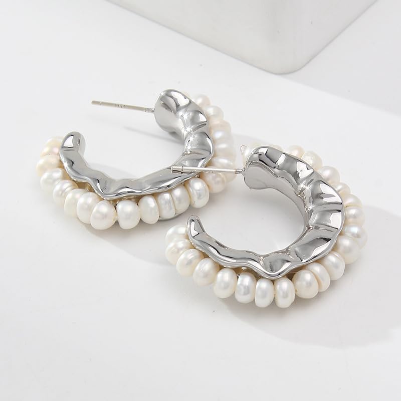 Boucles d'oreilles perlées polyvalentes pour femmes et filles