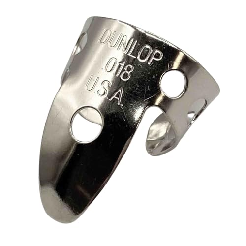 Image of Dunlop 34R.018 Nickel Silver Fingerpicks, .018 inch, 50 /Box