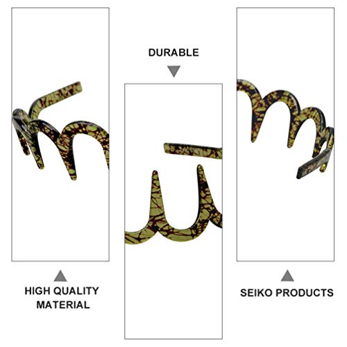 Shark Tooth Headband, 2pcs Tooth Comb Headband Unisex Band for Women Men, Assorted Color, 15X12.8X3.5cm - Image 2