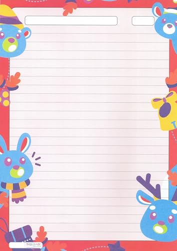 Image of Alvika - Pack of - 40 Design - 025 A4 Size 140 GSM One Side Ruled Multipurpose Designer Colored Art & Craft Sheets for Scrapbooking, Projects