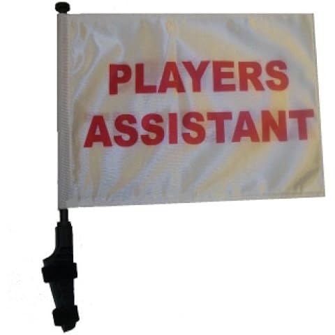 SSP Flags Players Assistant Golf Cart Flag EZ On & Off Bracket Cover