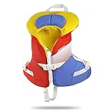 Stohlquist Waterware Kids Life Jacket Coast Guard Approved Life Vest for Children,Orange/Yellow,30 - 50 lbs