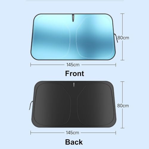 Parasol a medida Mini Cooper F55 F56 reflector de doble capa 145x80cm 3