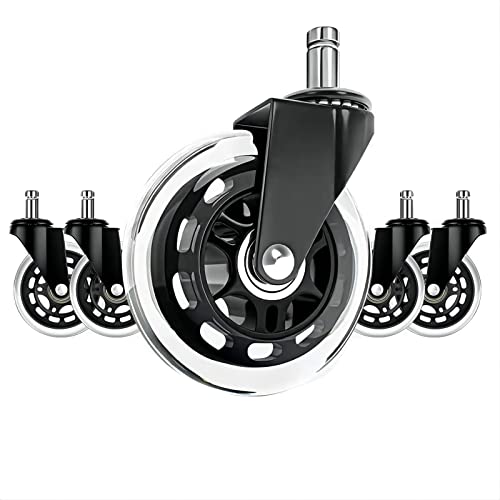 CHEHILL Set de 5 Ruedas de Reemplazo para Silla de Oficina,...