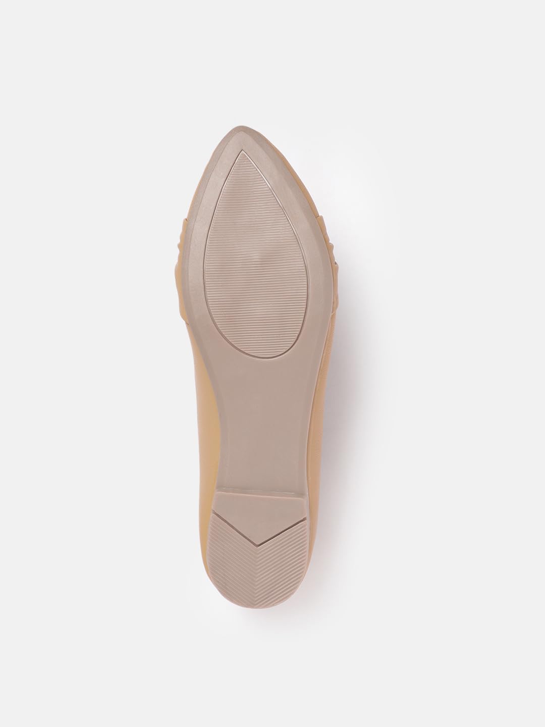 Marc Loire Women's Slip-On Flat Ballerina Shoes for Party, Casual Wear and Formal Occasions (Beige, UK Footwear Size System, Adult, Women, Numeric, Medium, 5) 3