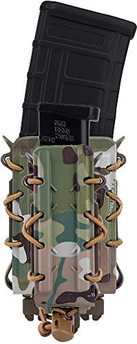 Krydex Magazine Pouches 9Mm .45 Pistol Mag Pouch + 5.56Mm 7.62Mm M4 M16 Magazine Pouch Tactical Poly Mag Carrier Pouch Set (Mc) #TOP26