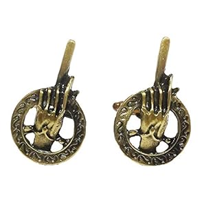 Patch Nation Hand van de Koning Metalen Cosplay Manchetknopen