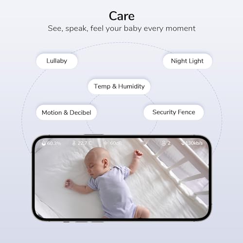 Jeeber U2 2.5K Uhd Baby Monitor Wifi Smartphone thumb #4